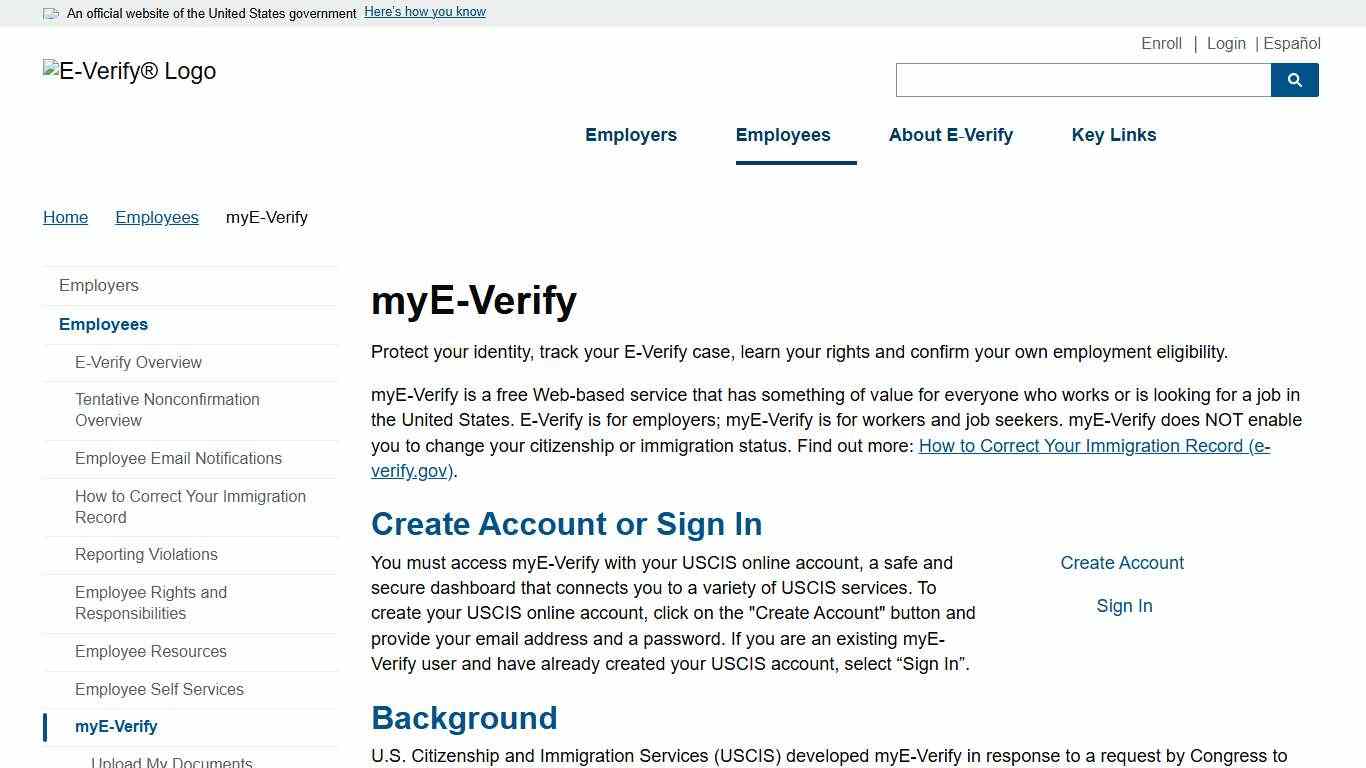 myE-Verify | E-Verify